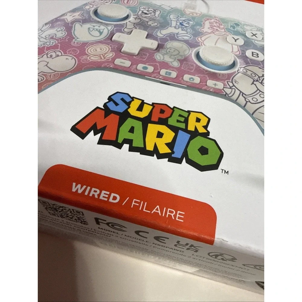 Power A Advantage Wired Controller for Nintendo Switch 2 | Mushroom Kingdom